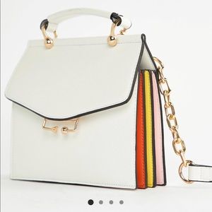 Asos design white crossbody bag